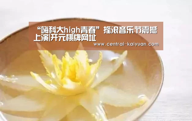 “嗨科大high青春”摇滚音乐节震撼上演|开元棋牌网址